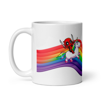 Taza Deadpool and Wolverine Rainbow Edition