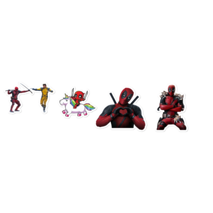 Stikers De Deadpool And Wolverine (50 Pcs)