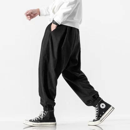 New Autumn Men's Black Pants Hip Hop Streetwear Fashion Jogger Harem Trousers Man Casual Sweatpants Male Pants Big Size M 5XL - Image 5