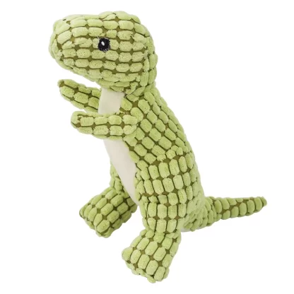 Pets Dog Chew Stuffed Funny Dinosaur Shape Cats Corn Wool Vocal Toy Apply To Training Exercise Simulation Animal Chihuahua Toys - Image 5