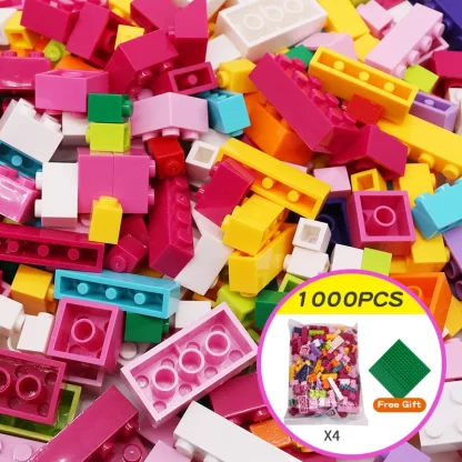 1000 Pieces DIY Creative Building Blocks Bulk Sets City Classic Bricks Assembly Brinquedos Educational Toys for Children - Image 6