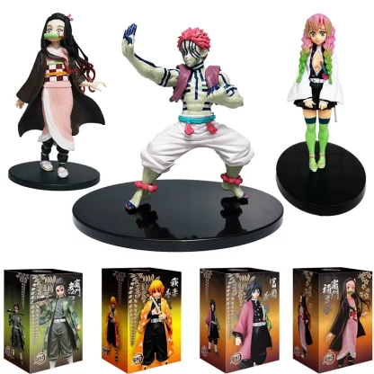 Anime Kamado Tanjirou Nezuko Demon Slayer Figure Action Figures PVC Model Toys Zenitsu Figurine Inosuke Kimetsu No Yaiba Figura - Image 5