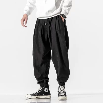 New Autumn Men's Black Pants Hip Hop Streetwear Fashion Jogger Harem Trousers Man Casual Sweatpants Male Pants Big Size M 5XL - Image 2