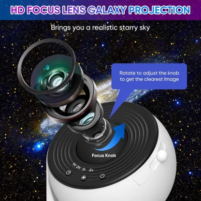 Star Projector Night Light Planetarium Projector 360° Rotate Galaxy Projector Light For Room decoration Star Sky Projection Lamp - Image 5