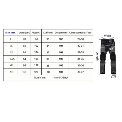 TRVLWEGO Men Summer Hiking Pants Wear-resistant Water Splash Prevention Quick Dry UV Proof Elastic Thin Camping Trousers - Image 6