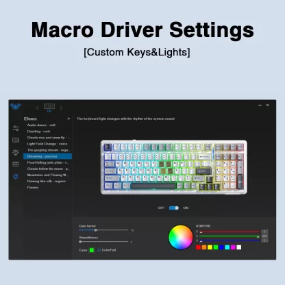 Aula F99 Gaming Mechanical Keyboard Three Mode 2.4g Wireless Bluetooth Wired Hot Swap PBT Gasket RGB For PC Laptop Gamer 99 Keys - Image 3