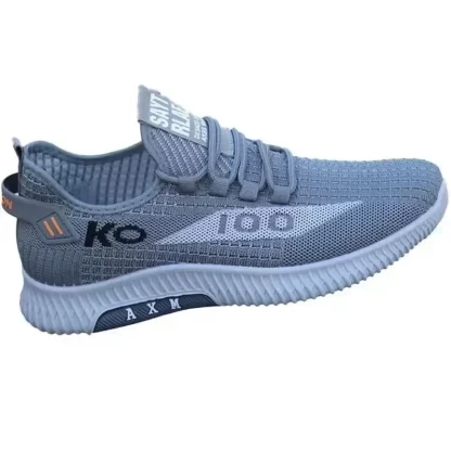 Men's casual shoes, fashionable and versatile sports shoes, breathable running shoes, outdoor walking training tennis shoes - Image 3