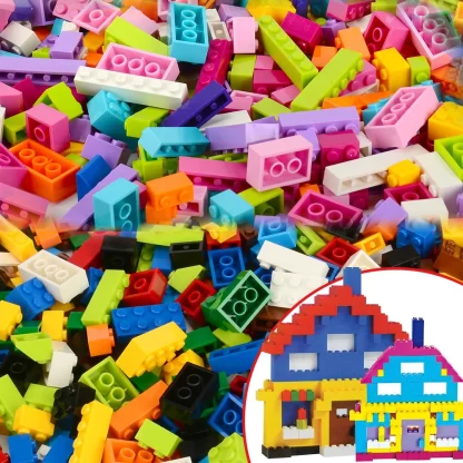 250/500/700 1000 Pcs Pieces Replacement Parts DIY Classic Brick Blocks Building Xmas Gift Creative Moc Sets City Brinquedos - Image 2