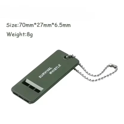 3-Frequency Whistle High Decibel Survival Whistle Portable Keychain Camping Hiking Emergency Survival Whistle Outdoor Tools - Image 3