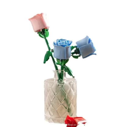 Eternal Flower Rose Building Block Toy Compatible with LEGO Assembly Decoration Girl Valentine's Day Teacher's Day Gift - Image 6