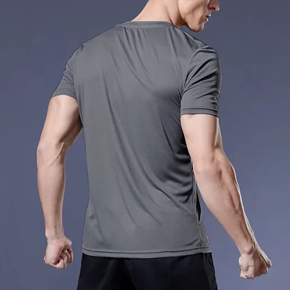 Running Shirts Soccer Shirts Men's Jersey Sportswear Mens Jogging T-Shirts Quick Dry Compression Sport T-Shirt Fitness Gym - Image 4