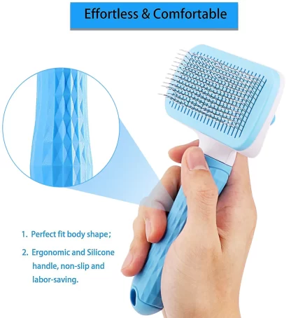 Dog Hair Remover Brush Cat Dog Hair Grooming And Care Comb For Long Hair Dog Pet Removes Hairs Cleaning Bath Brush Dog Supplies - Image 5