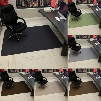 90x120cm Office Rolling Chair Mat Computer Gaming Chair Mat Colors Bedroom Living Room Office Swivel Chair Carpet - Image 2