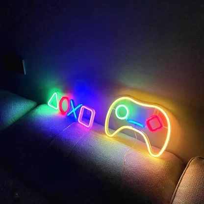 Neon Signs for Bedroom Wall Decor USB Powered Switch LED Neon Light for Game Room Living Room Teen Gamer Room Decoration - Image 3