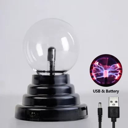 Magic Crystal Plasma Ball Lamp 3/4/5/6/8 Inch LED Night Light Kid Birthday Christmas Gift Lighting Bedroom Decor Novelty Lamp - Image 3