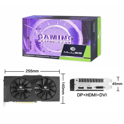 MLLSE AMD RX 580 8GB 2048SP Gaming Graphics Card GDDR5 256Bit PCI-E 3.0 ×16 8Pin Radeon GPU Rx 580 Video Card Placa De Video - Image 5