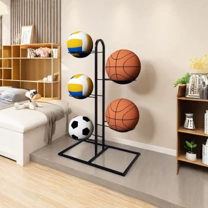 Indoor Children Basketball Storage Rack Put Ball Football Storage Basket Placed Rack Kindergarten Volleyball Stand Holder Space - Image 6