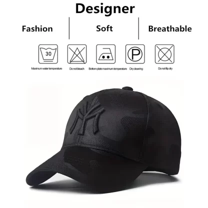 Fashion Letter Embroidery Camouflage Baseball Hats Spring and Autumn Outdoor Adjustable Casual Hats Sunscreen Hat - Image 6