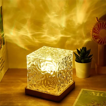 Dynamic Water Ripple Night Light 16 Color Projector Lamp Bedroom Ambient Light USB Remote Cool Wall LED Light Gaming Room Decor - Image 3