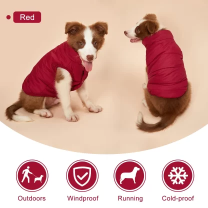 Winter Pet Coat Clothes for Dogs Winter Clothing Warm Dog Clothes for Small Dogs Christmas Big Dog Coat Winter Clothes Chihuahua - Image 4