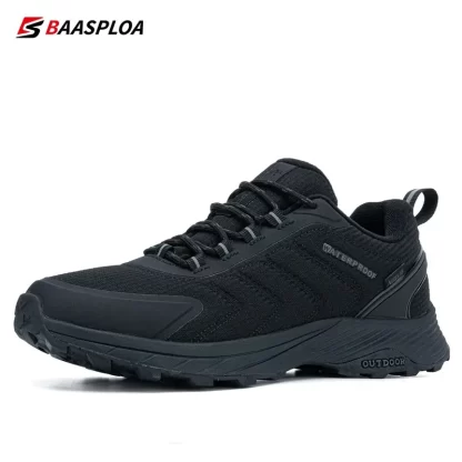 Baasploa Man Hiking Shoes Wear Resistant Sneakers Non Slip Camping Shoes Men Outdoor Sneaker Spring Autumn Waterproof Shoes - Image 4