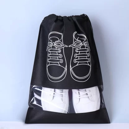 5PCS Bags Large Thickened Non-Woven Fabric Bag Dust-Proof Drawstring Shoe Travel Bag For Packing/Home