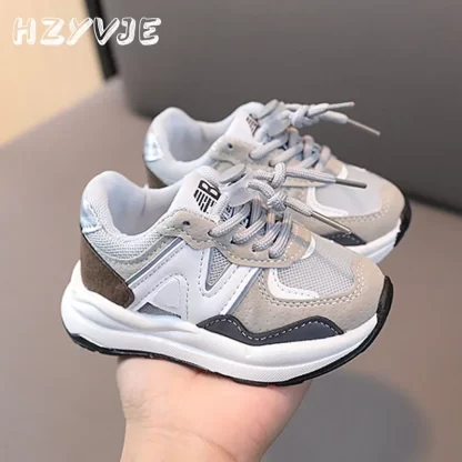 Boys and Girls Fashion Casual Sneakers Kid's Trend Chic Running Shoes Basketball Shoes Children Flat Baby Toddler Outdoor Shoes - Image 3