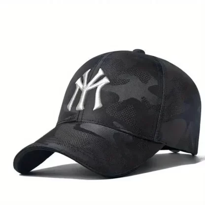 Fashion Letter Embroidery Camouflage Baseball Hats Spring and Autumn Outdoor Adjustable Casual Hats Sunscreen Hat - Image 3