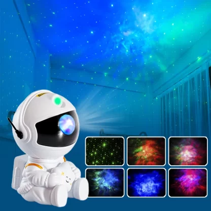 Galaxy Star Projector LED Night Light Starry Sky Astronaut Porjectors Lamp For Decoration Bedroom Home Decorative Children Gifts - Image 2