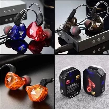 Original QKZ AK6 In Ear Earphone 6 Dynamic Driver Unit Headphone With Mic Stereo Sports HIFI Subwoofer Headset Monitor Earbuds - Image 4