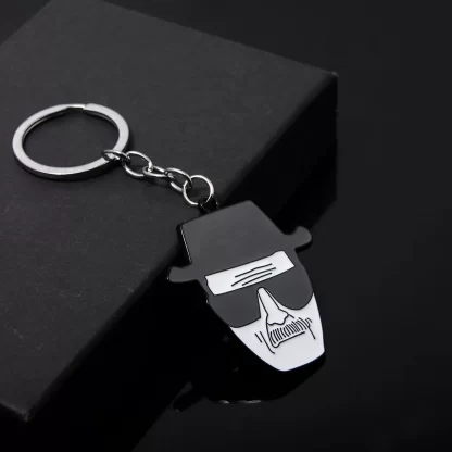 TV Breaking Bad Keychain Key Holder Walter White Key Chain Metal Keychain Pendant Charm Jewelry Backpack Bag Accessories - Image 3