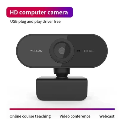 Camera 1080P HD Computer HD USB Camera Built In Microphone USB Network Camera Web Camera For Work With Microphone Tripod - Image 5