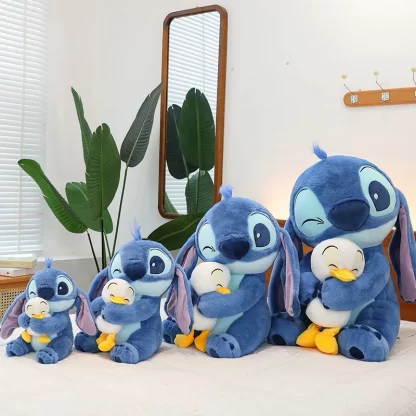 Disney Plush Doll Stitch Lilo Doll Cute Duck Stitch Plush Stuffed Toy Christmas Children's Birthday Gift Kawaii Decoration Toys - Image 4