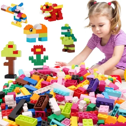 1000 Pieces DIY Creative Building Blocks Bulk Sets City Classic Bricks Assembly Brinquedos Educational Toys for Children - Image 3