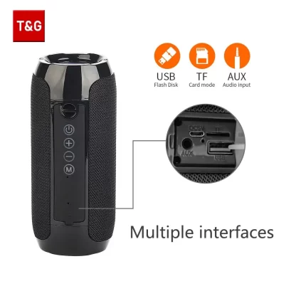 Speaker TG117 Bluetooth Portable Loudspeaker Outdoor TWS Wireless Sound Box Stereo Surround Supports TF Radio HandsFree Call - Image 2