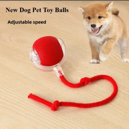 Rechargeable Smart Pet Interactive Automatic Rolling Ball Toy Cats Pet Products New Electric Dog Ball Toy Simulated Tail For Cat - Image 2