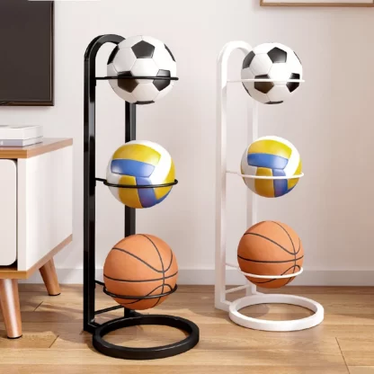 Indoor Children Basketball Storage Rack Put Ball Football Storage Basket Placed Rack Kindergarten Volleyball Stand Holder Space - Image 3