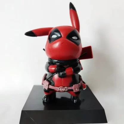 Pokemon Pikachu as X-men Deadpool Cute Figure Model Dolls Toys - Image 4