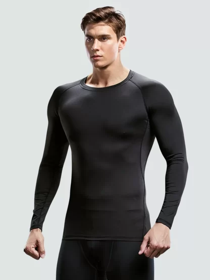 Fitness Clothes Tights Men'S Quick-Drying Long-Sleeved Sports Underwear Suit Football Training Basketball Base Ski Four Seasons - Image 6