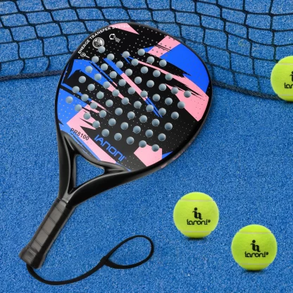 IANONI Padel Racket Carbon Fiber Surface with EVA Memory Flex Foam Core Padel Tennis Racquets Lightweight - Image 6