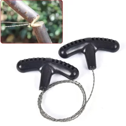 Manual Hand Steel Travel Tools Outdoor Camping Hiking Rope Chain Saw Practical Portable Emergency Survival Gear Steel Wire Kits