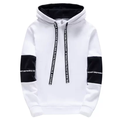 Men's Hoodies Long Sleeve Casual Printing With Letter Sweatshirts New Spring Hip Hop Pullover Sports Top Male Hooded Sweatshirts - Image 2