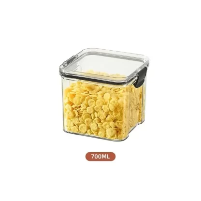 Kitchen Multigrain Snack Sealed Storage Box Dried Fruit Dried Goods Jar Drawer Storage Container Moisture Proof Box Plastic - Image 5