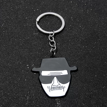 TV Breaking Bad Keychain Key Holder Walter White Key Chain Metal Keychain Pendant Charm Jewelry Backpack Bag Accessories - Image 2