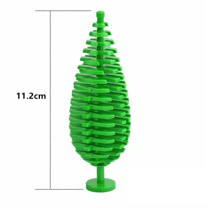 Hot sale City Parts Bush Tree Leaf Flower Green Grass Building Bricks Plants Blocks Figures Accessories Assemble Blocks Parts - Image 5