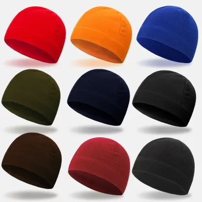 Warm Beanie Army Hat Women Winter Men's Cap Soft Ski Cycling Skin-Friendly Tactical Hiking Fleece Running Windproof Beanie - Image 2