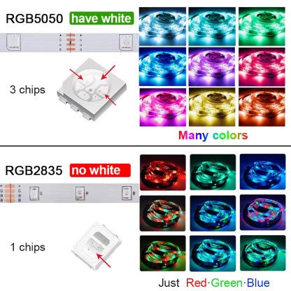 Tape Bluetooth USB LED Strip Light 5050 SMD 5V USB RGB Lights Flexible LED Lamp Tape Ribbon RGB Self-adhesive TV Desktop Diode - Image 5