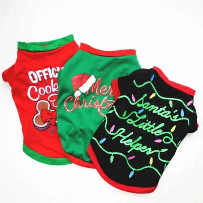 Christmas Dog Clothes New Year Pets Dogs Clothing For Small Medium Dogs Costume Chihuahua Pet Shirt Warm Dog Clothing Yorkshire - Image 5