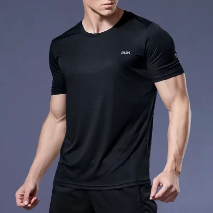 Running Shirts Soccer Shirts Men's Jersey Sportswear Mens Jogging T-Shirts Quick Dry Compression Sport T-Shirt Fitness Gym - Image 2