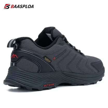 Baasploa Man Hiking Shoes Wear Resistant Sneakers Non Slip Camping Shoes Men Outdoor Sneaker Spring Autumn Waterproof Shoes - Image 5